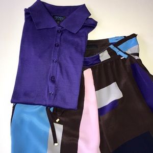 Escada Purple polo shirt